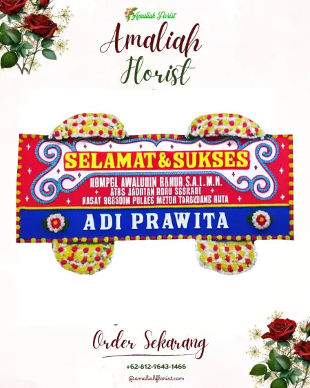Papan Bunga Ucapan Selamat Kadilajo